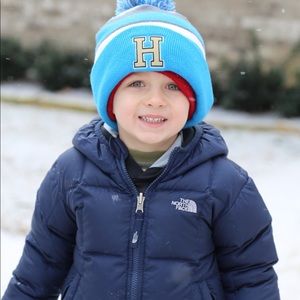 North face 4T reversible puff jacket